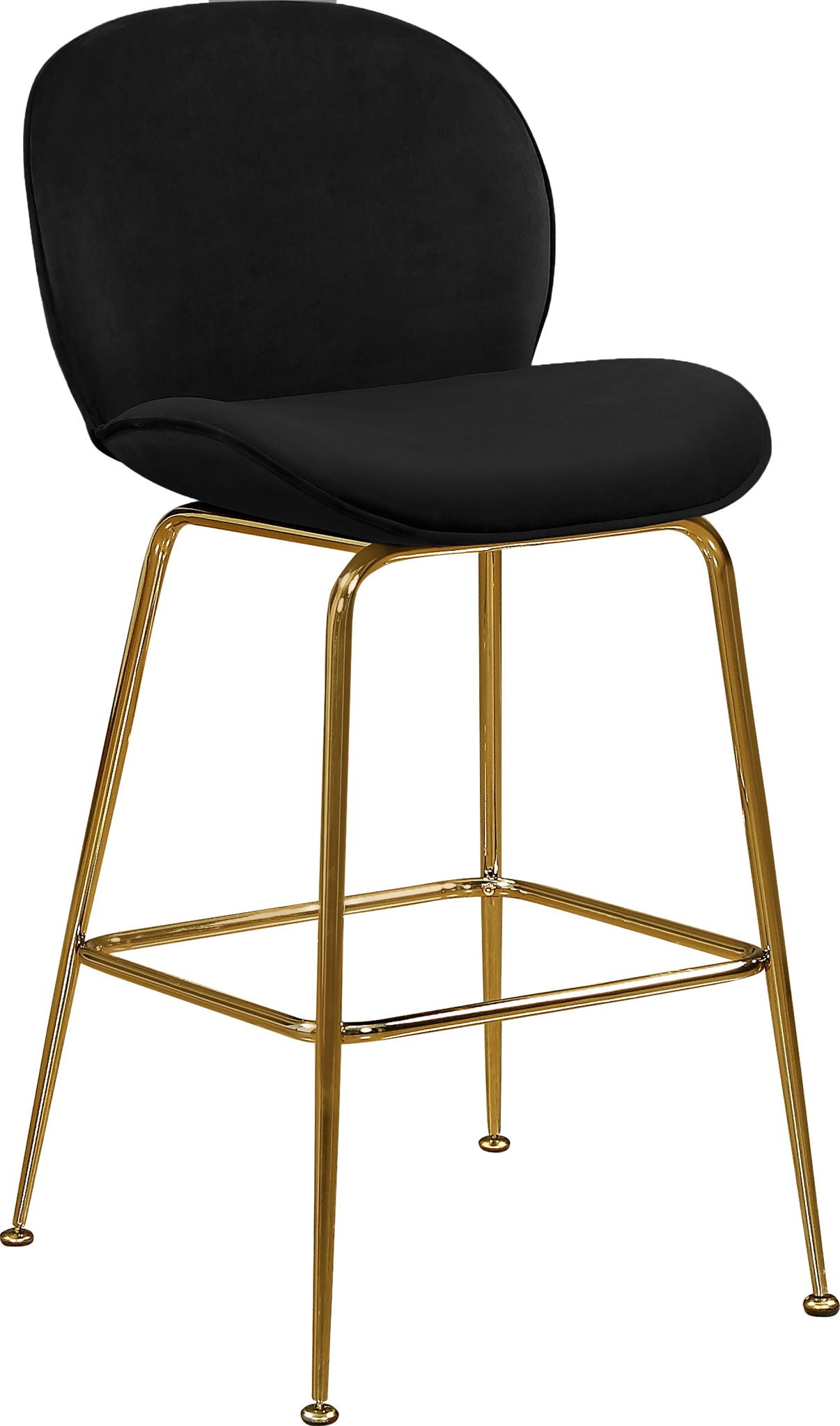 Paris - Stool with Gold Legs (Set of 2) - Urban Living Furniture (Los Angeles, CA)