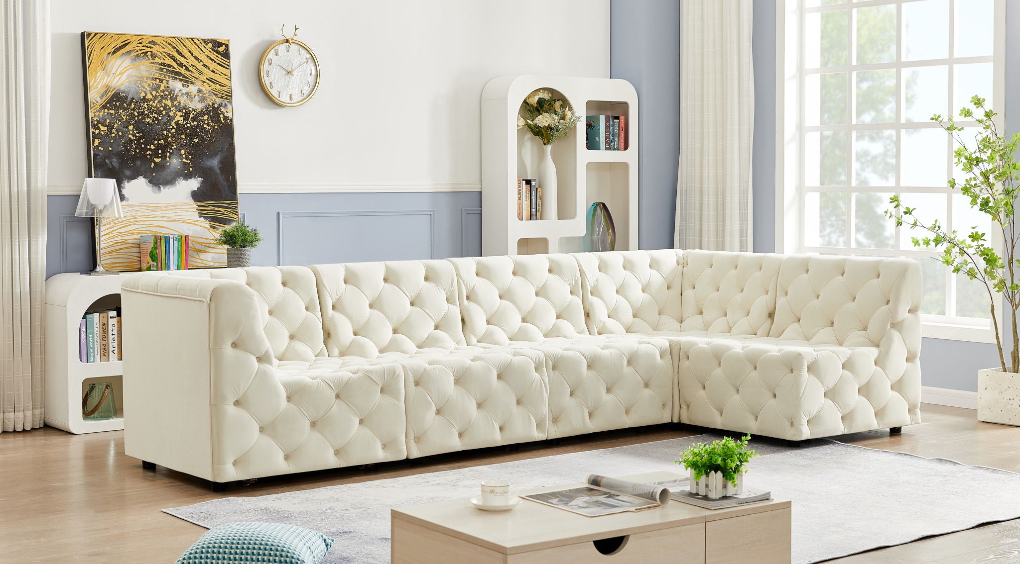 Tuft - 5 Piece Modular Sectional - Urban Living Furniture (Los Angeles, CA)