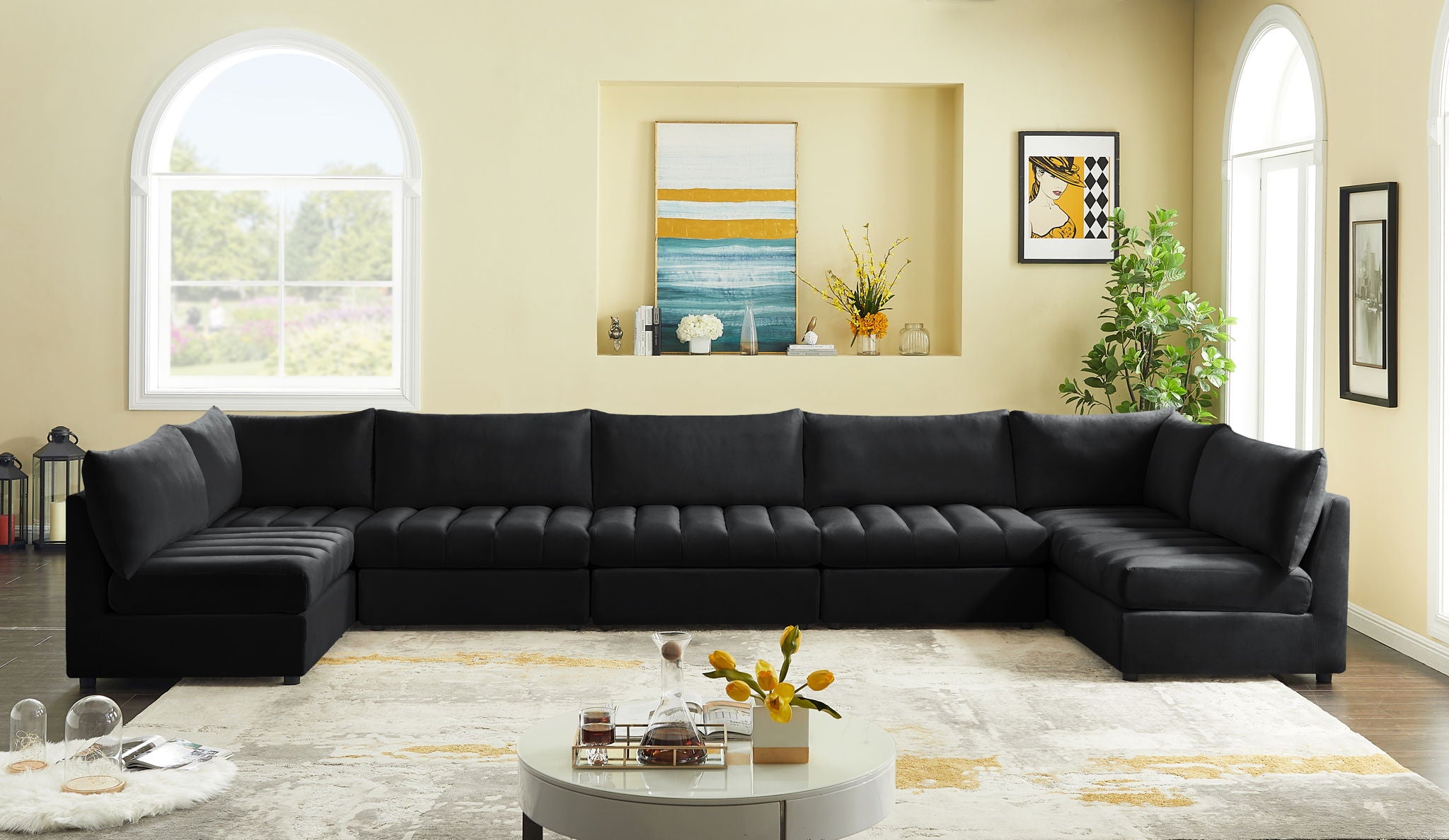 Jacob - Modular U-Shaped Sectional 7 Piece - Urban Living Furniture (Los Angeles, CA)