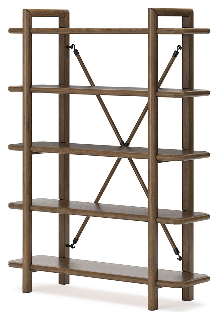 Roanhowe - Brown - Bookcase - Urban Living Furniture (Los Angeles, CA)