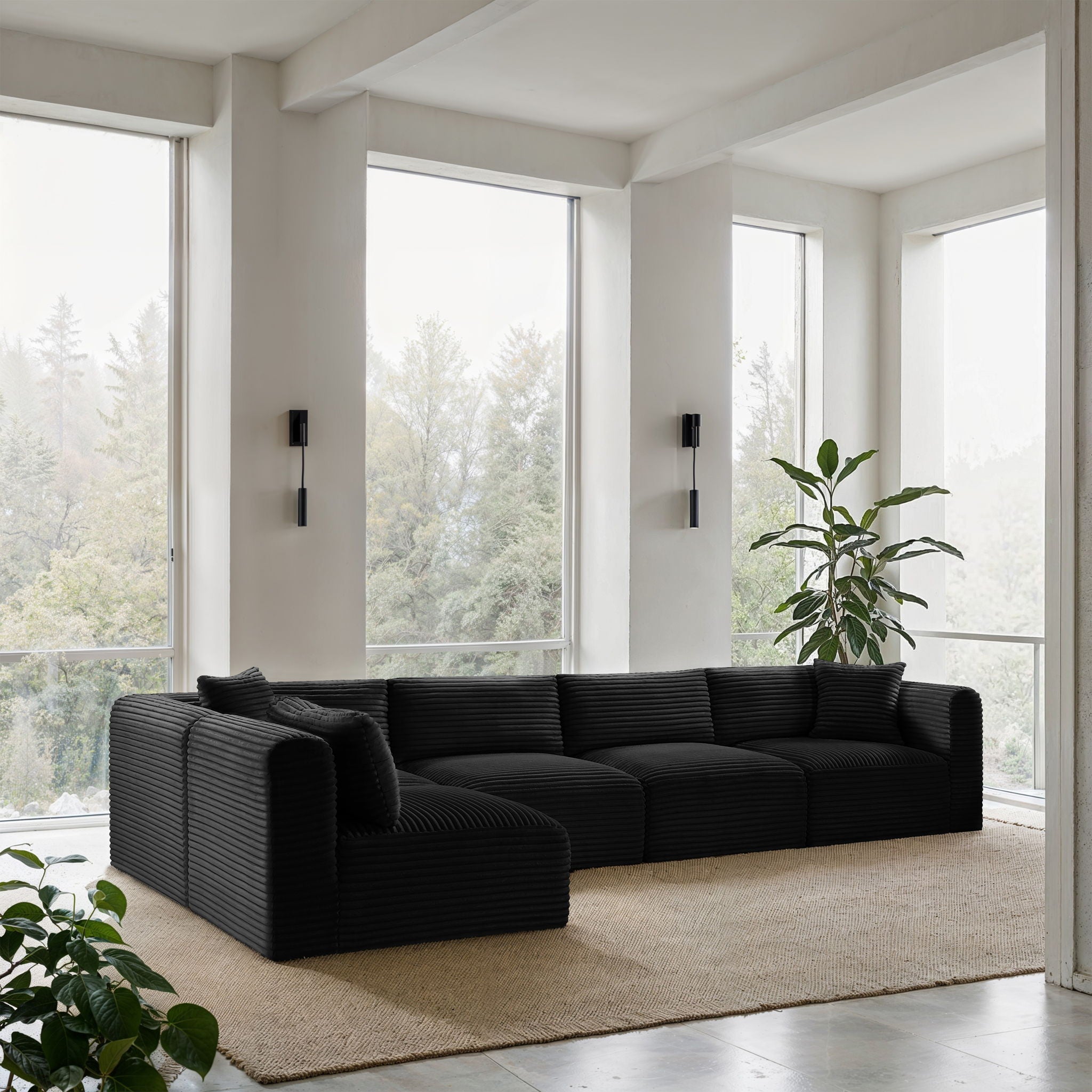 Shaggy - 5 Piece Modular Sectional - Urban Living Furniture (Los Angeles, CA)