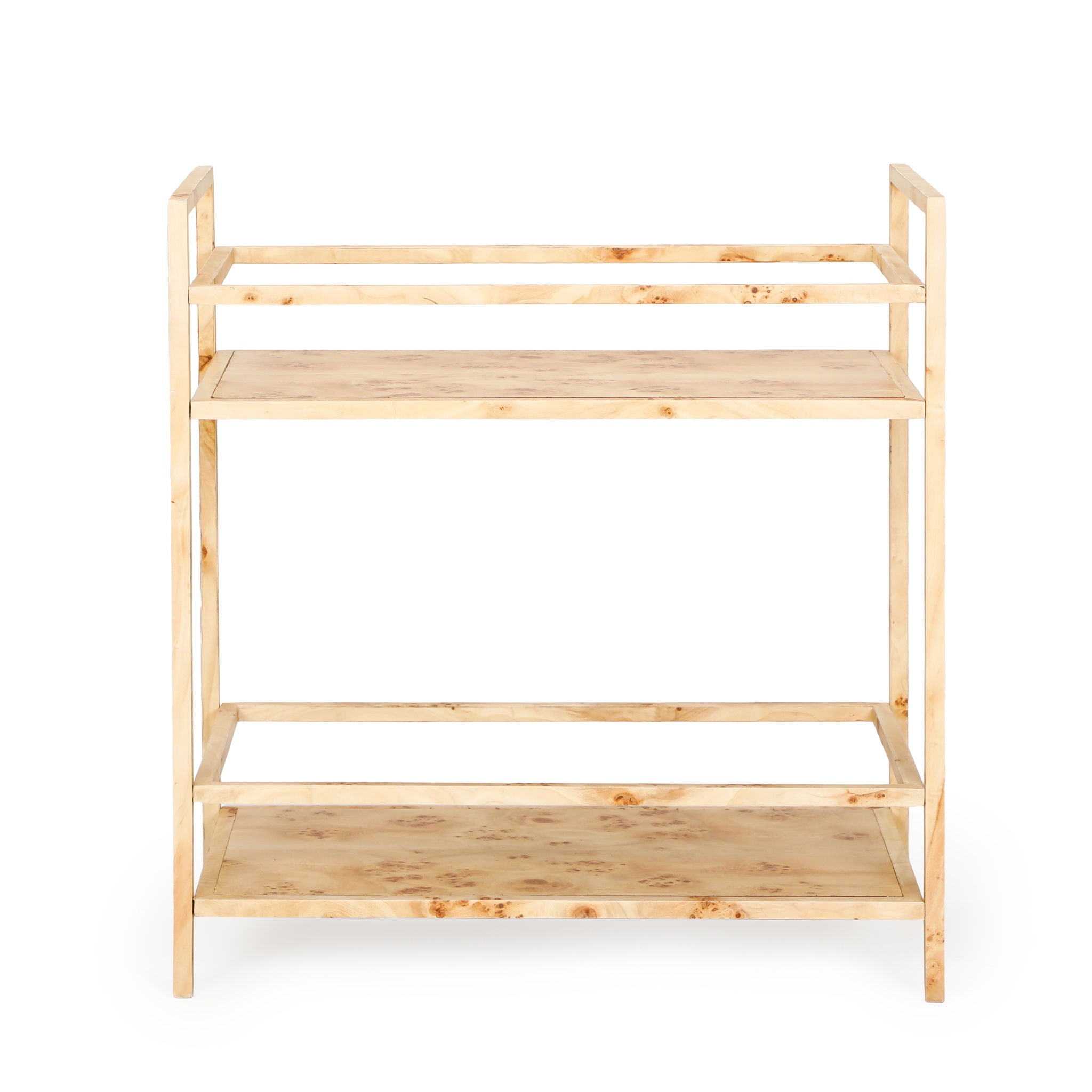 Destin - Burl Designer Bar Cart - Natural - Urban Living Furniture (Los Angeles, CA)