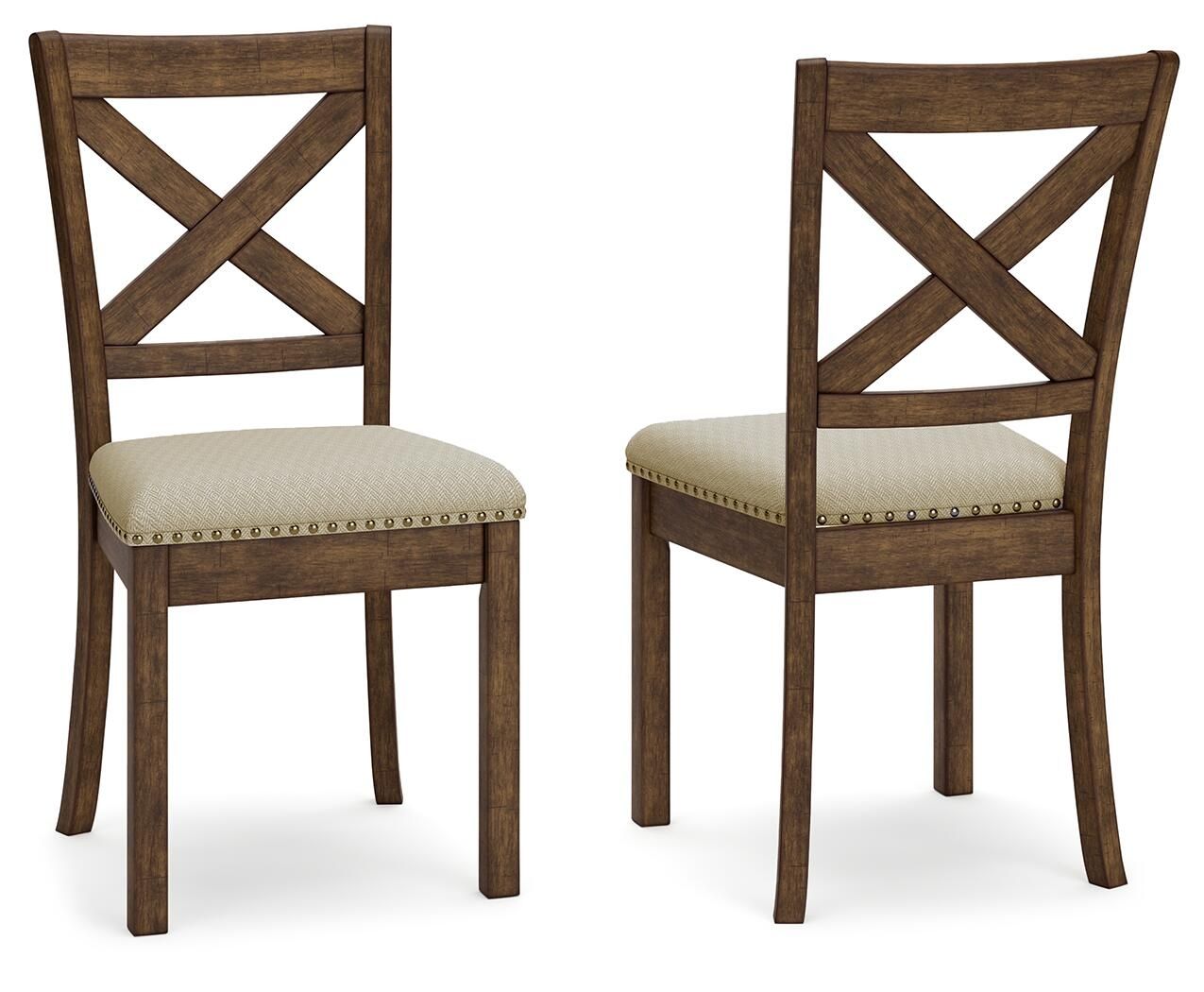 Moriville - Dining UPH Side Chair (Set of 2) - Beige - Urban Living Furniture (Los Angeles, CA)