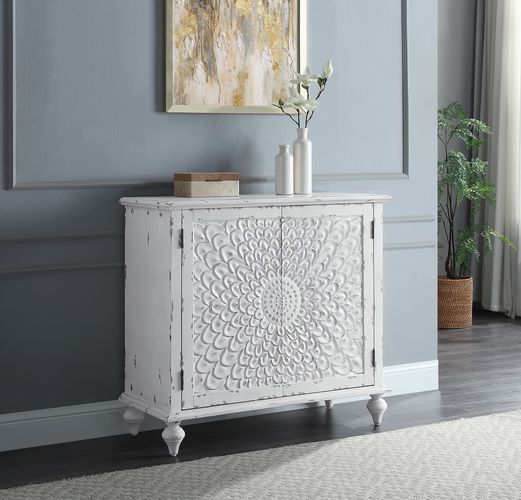 Daray - Console Cabinet - Antique White - Urban Living Furniture (Los Angeles, CA)