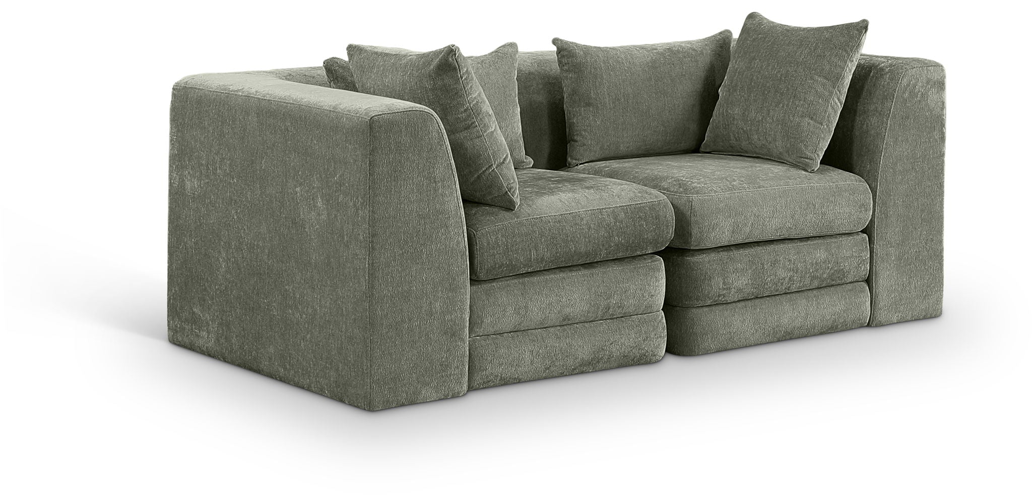 Stellar - 2 Piece 76" Upholstered Modular Loveseat - Urban Living Furniture (Los Angeles, CA)