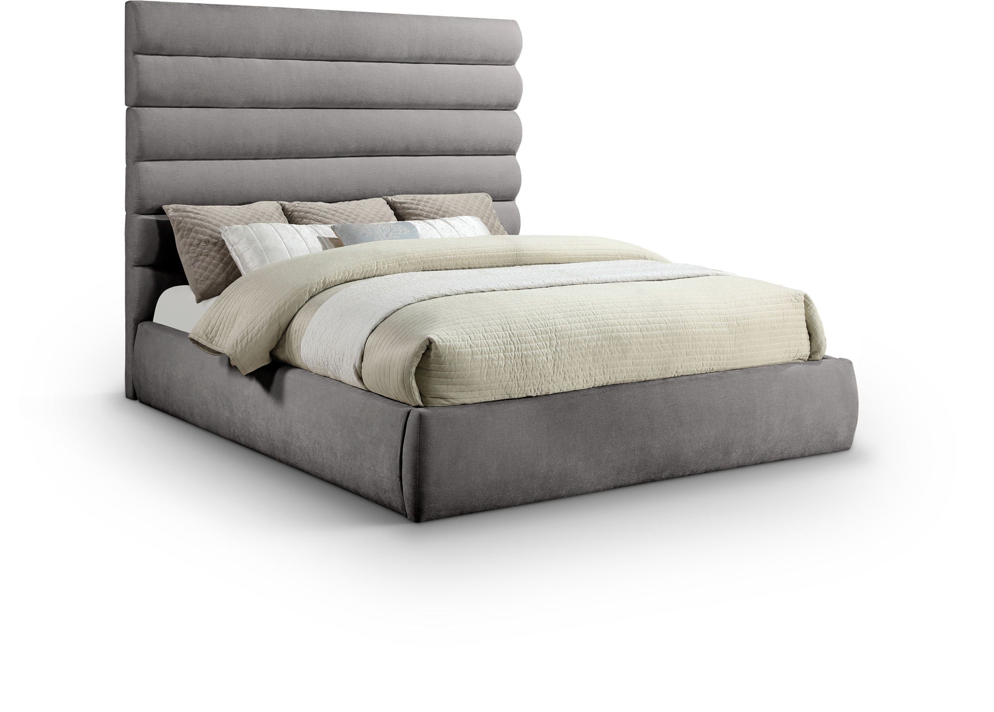 Adam - Chenille Fabric Bed With 70.5" Headboard - Urban Living Furniture (Los Angeles, CA)
