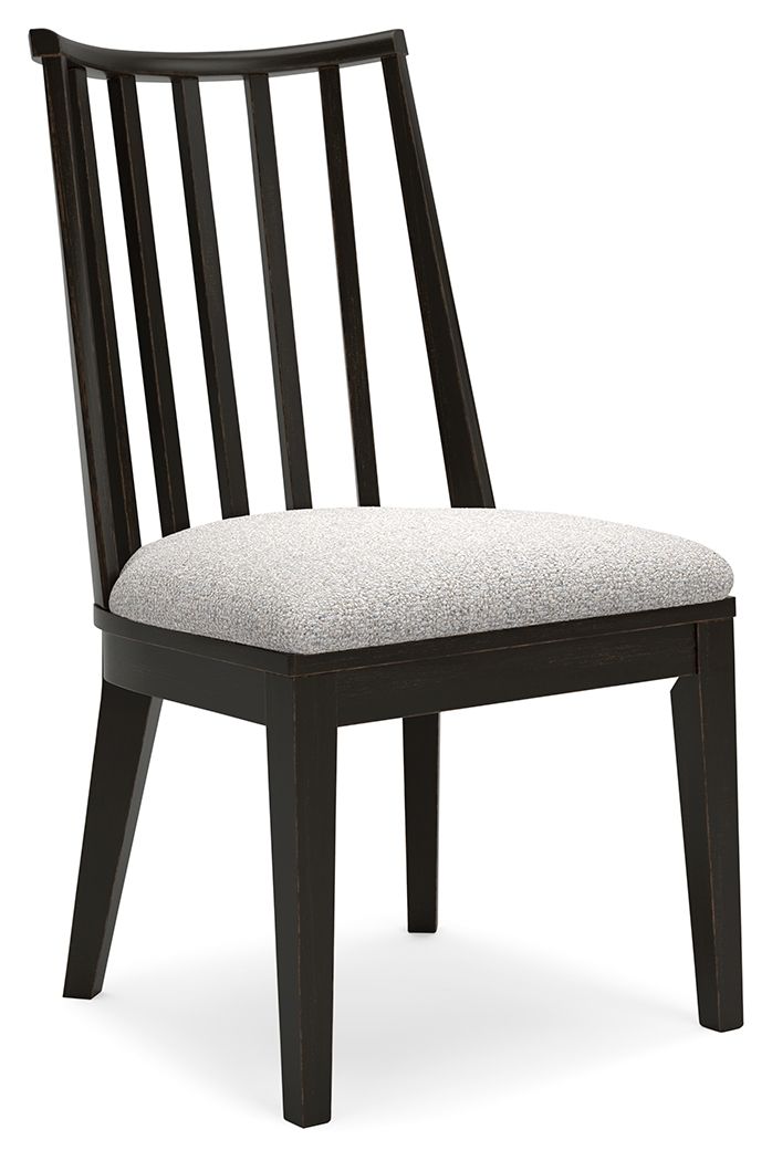 Galliden - Black - Dining Upholstered Side Chair (Set of 2) - Urban Living Furniture (Los Angeles, CA)