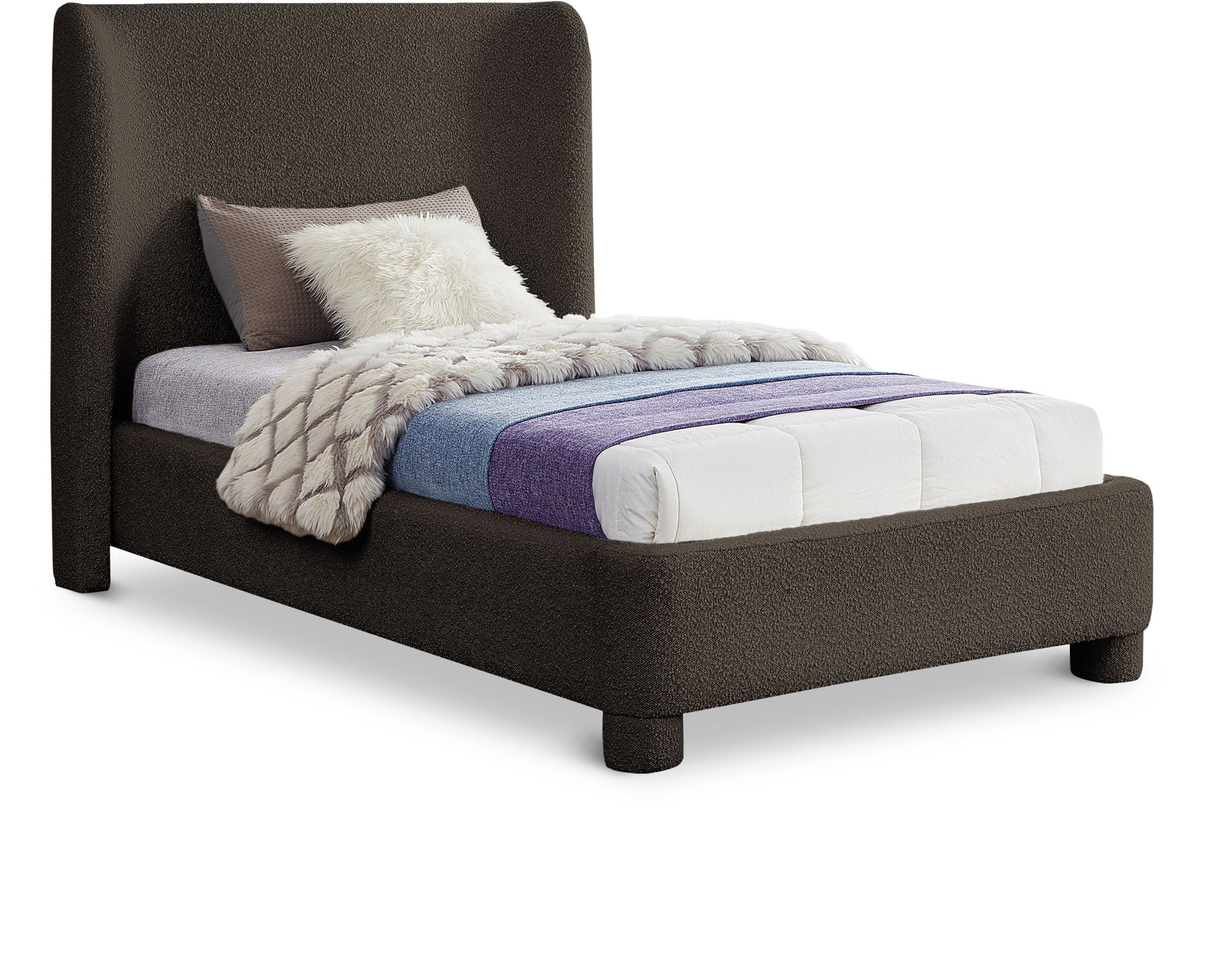 Penny - Boucle Fabric Bed - Urban Living Furniture (Los Angeles, CA)