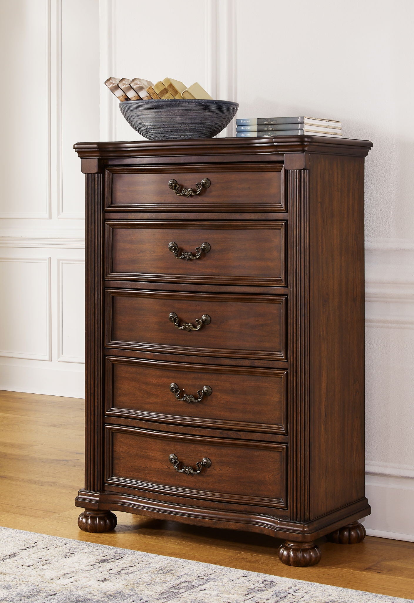 Lavinton - Brown - Five Drawer Chest - Urban Living Furniture (Los Angeles, CA)
