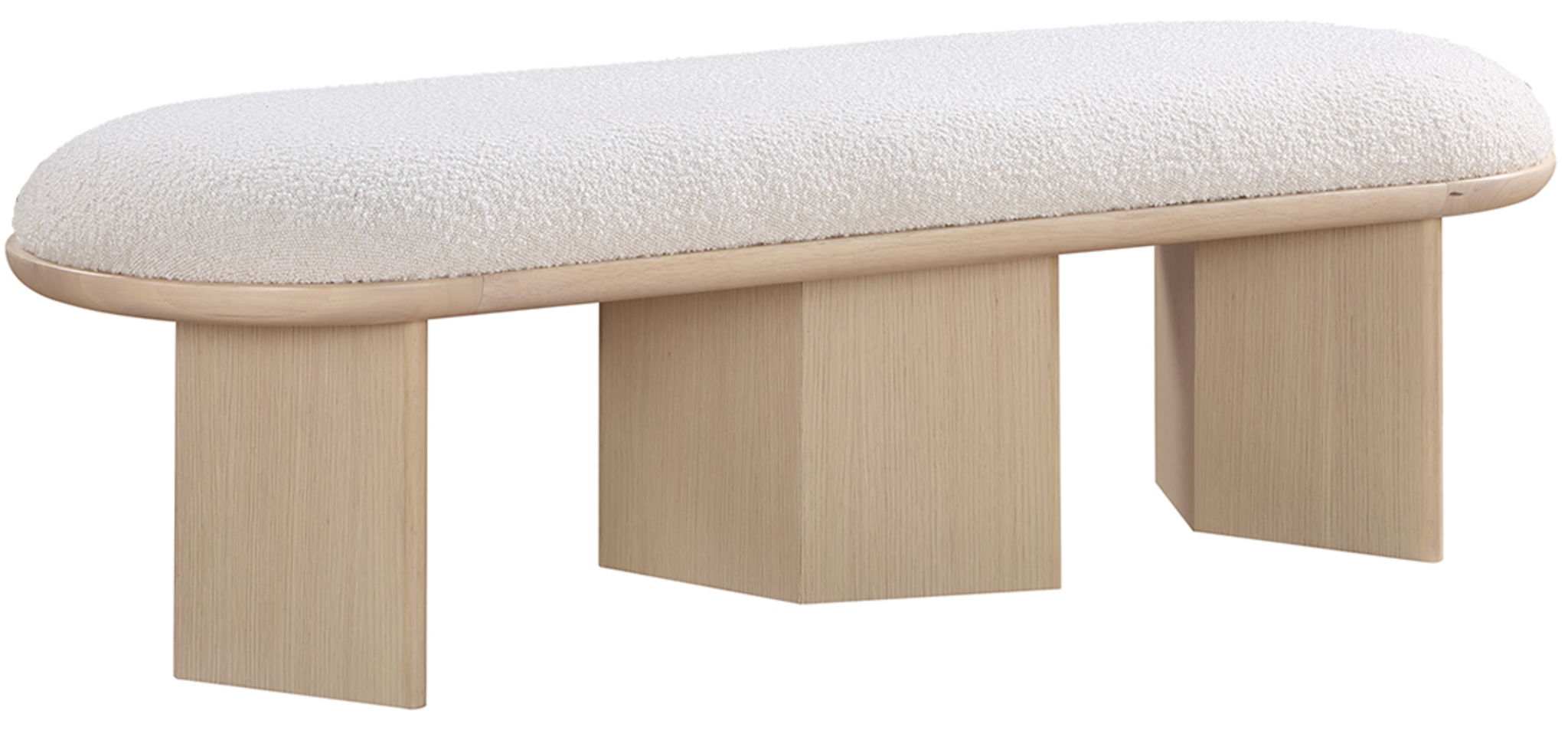 Wilshire - Bench With Natural Base - Urban Living Furniture (Los Angeles, CA)