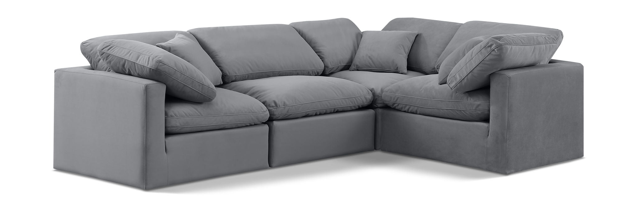 Indulge - Velvet 4 Piece Modular Corner Sectional - Urban Living Furniture (Los Angeles, CA)