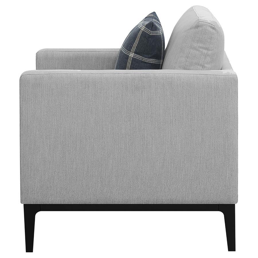 Apperson - Upholstered Track Arm Accent Chair - Light Gray - Urban Living Furniture (Los Angeles, CA)