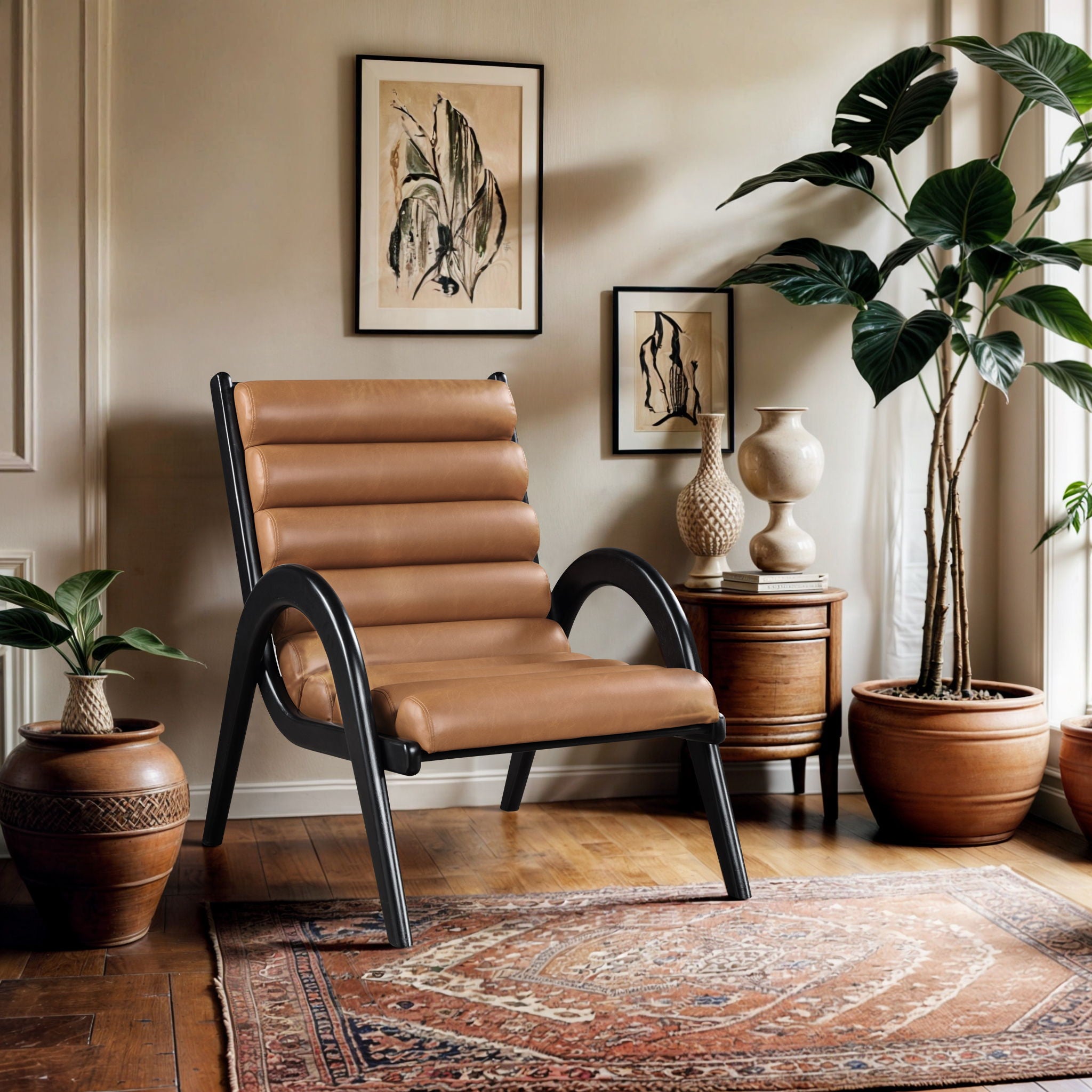 Randal - Accent Chair - Black Frame - Urban Living Furniture (Los Angeles, CA)