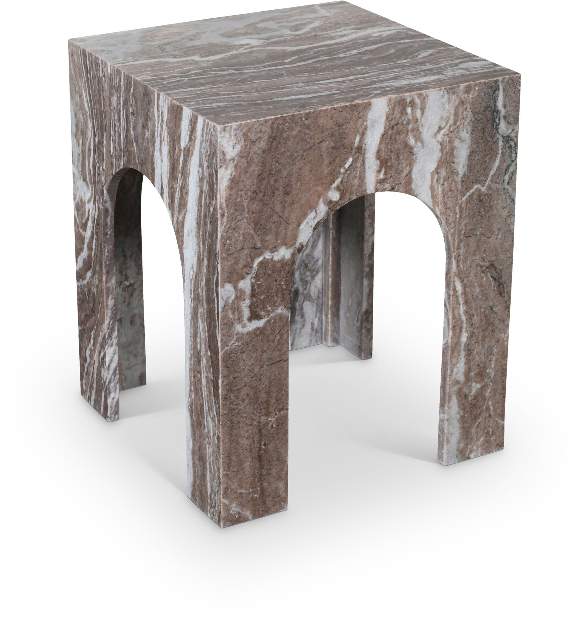 Palermo - Marble End Table - Urban Living Furniture (Los Angeles, CA)