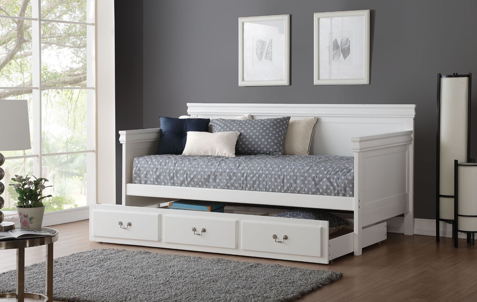 Bailee - Twin Daybed - White - Urban Living Furniture (Los Angeles, CA)