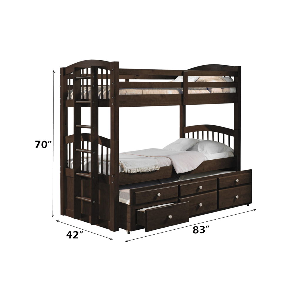 Micah - Bunk Bed & Trundle w/3 Drw - Urban Living Furniture (Los Angeles, CA)