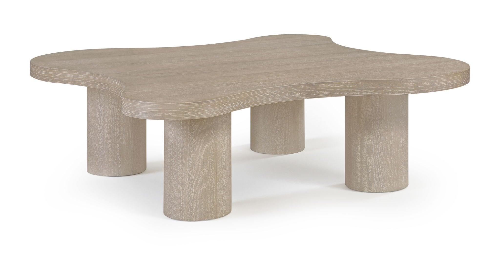 Cove - 48" Oak Veneer And Solid Wood Coffee Table - Urban Living Furniture (Los Angeles, CA)