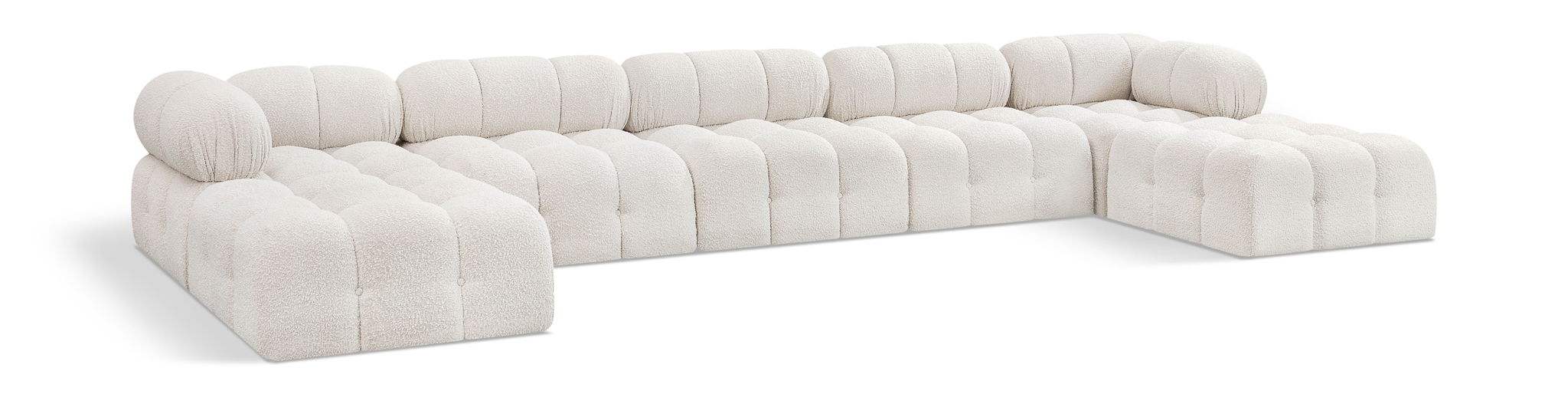 Ames - 7 Piece Fabric Modular U-Shaped Sectional - Urban Living Furniture (Los Angeles, CA)