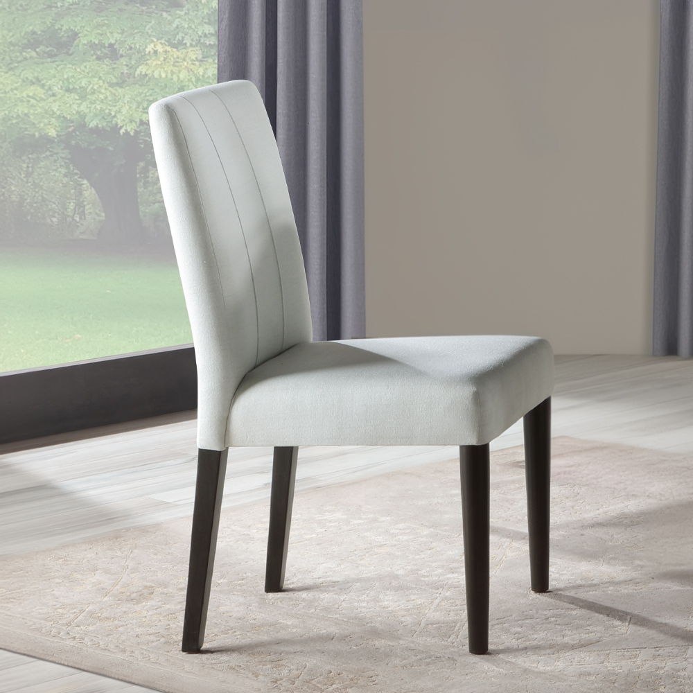 Carena - Side Chair (Set of 2) - White & Brown - Urban Living Furniture (Los Angeles, CA)