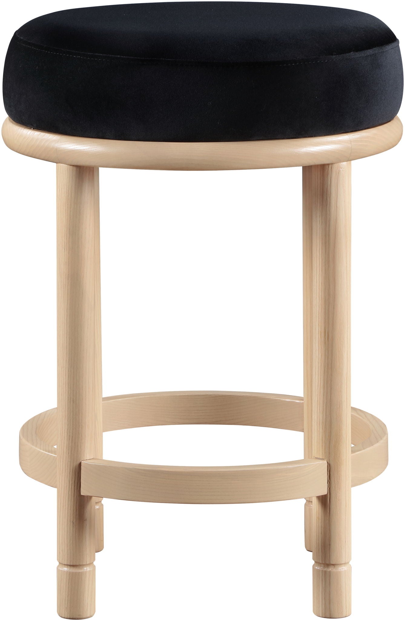 Monette - Counter Stool With Natural Base