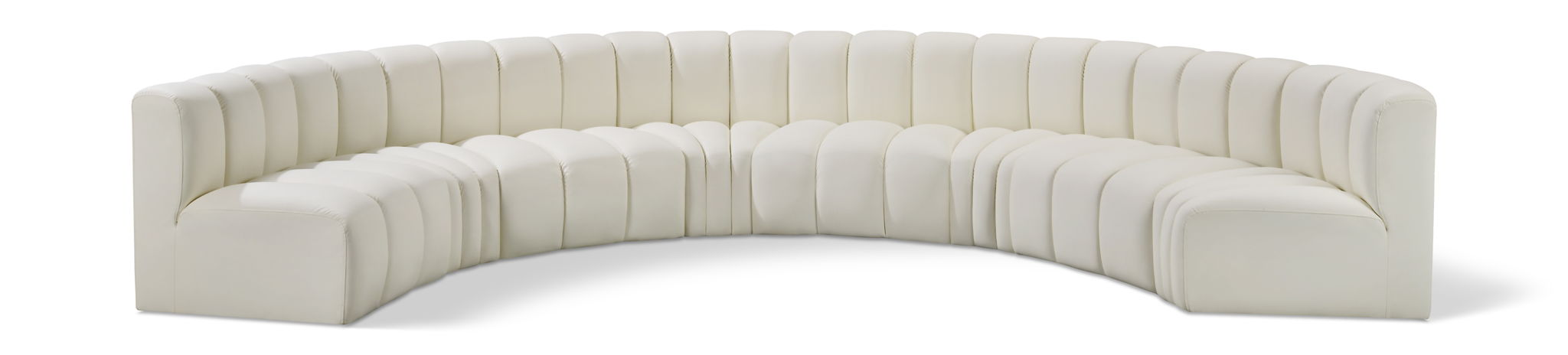 Arc - Faux Leather 8 Piece U-Shaped Modular Sofa - Urban Living Furniture (Los Angeles, CA)