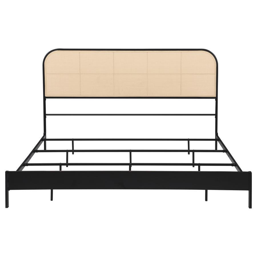 Amherst - Radio Weave Rattan Metal Bed - Urban Living Furniture (Los Angeles, CA)