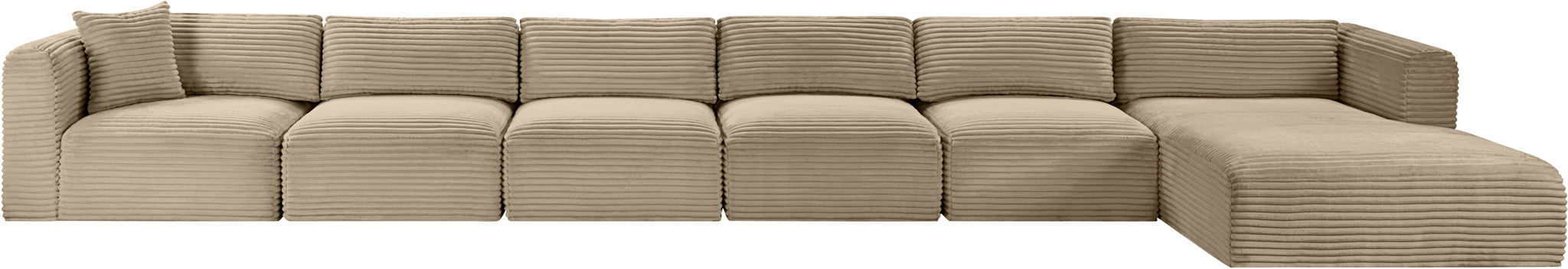 Shaggy - Fabric 6 Piece Modular Sectional With Chaise - Urban Living Furniture (Los Angeles, CA)