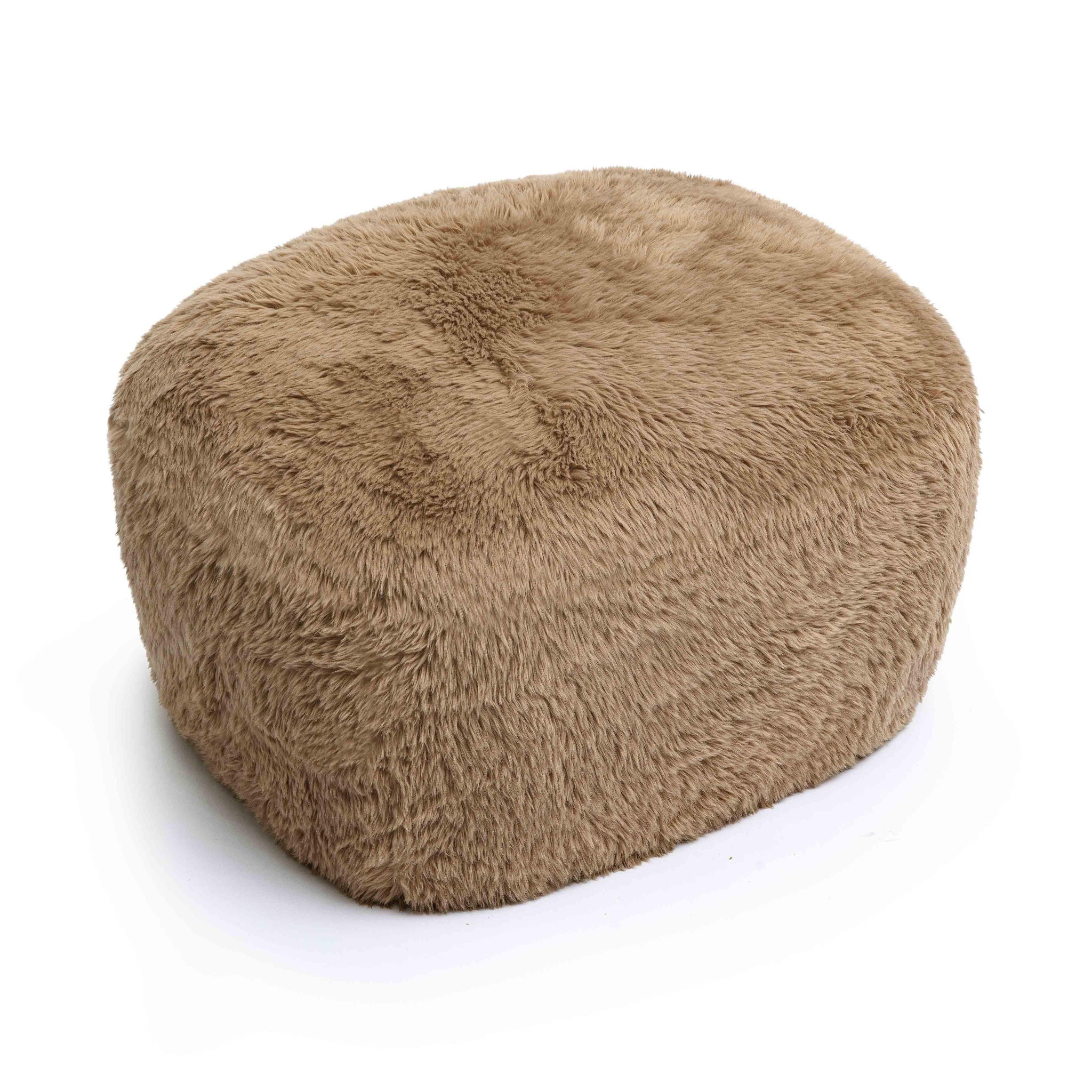 Britt - Vegan Shearling Ottoman - Urban Living Furniture (Los Angeles, CA)