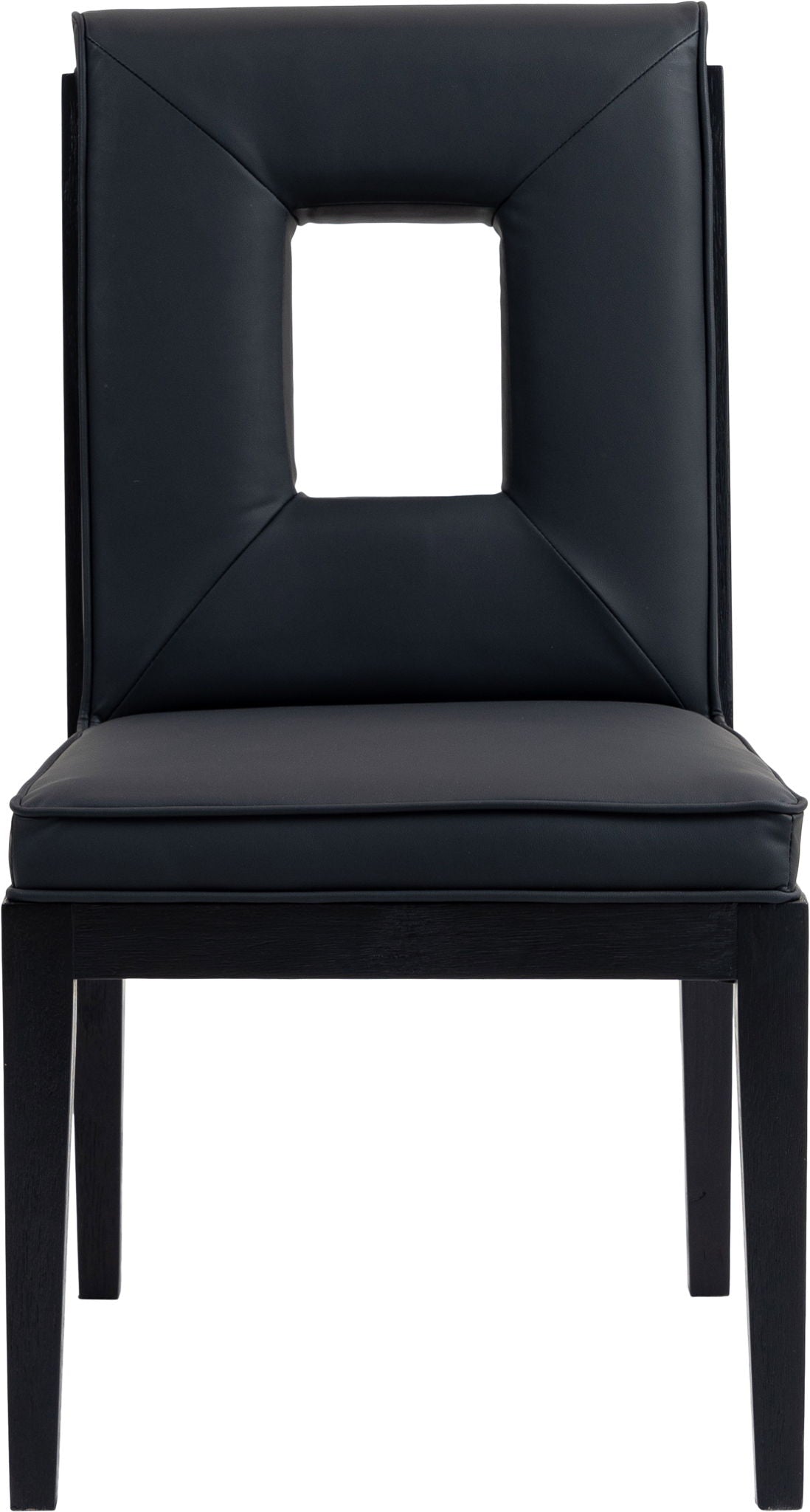 Gwendolyn - Faux Leather Dining Side Chair With Black Frame (Set of 2) - Urban Living Furniture (Los Angeles, CA)