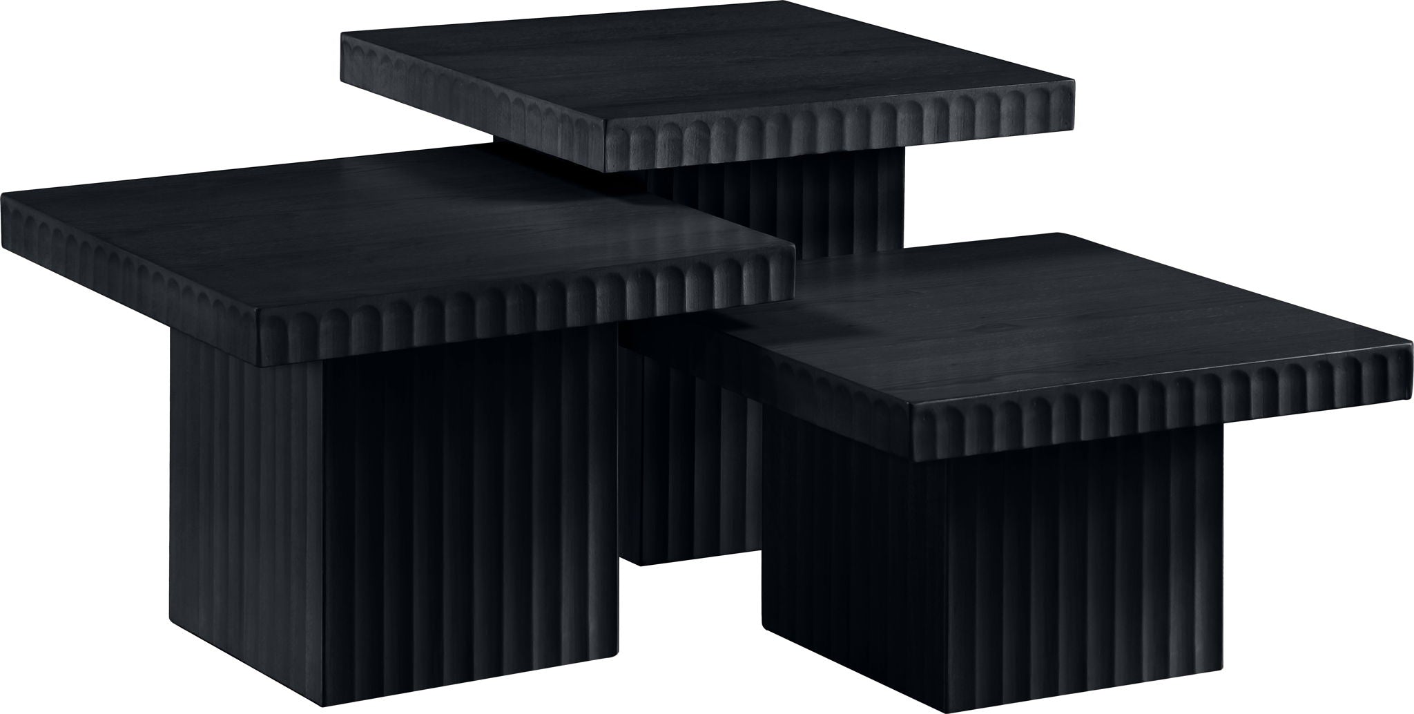 Spencer - Oak Veneer 3 Piece Coffee Tabl - Urban Living Furniture (Los Angeles, CA)