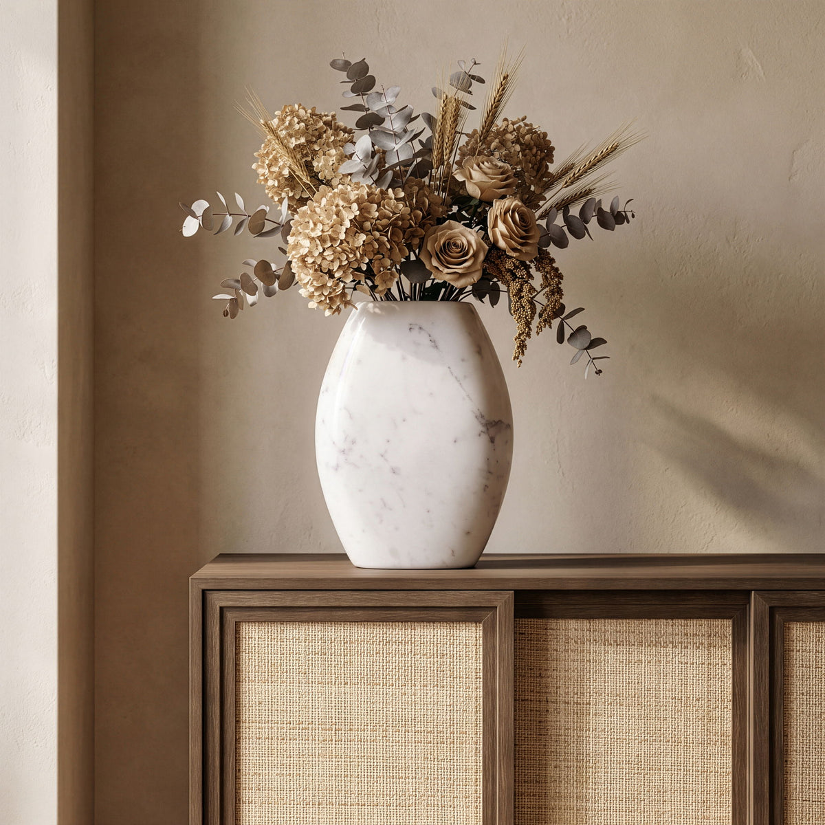 Sadie - Genuine Marble Vase