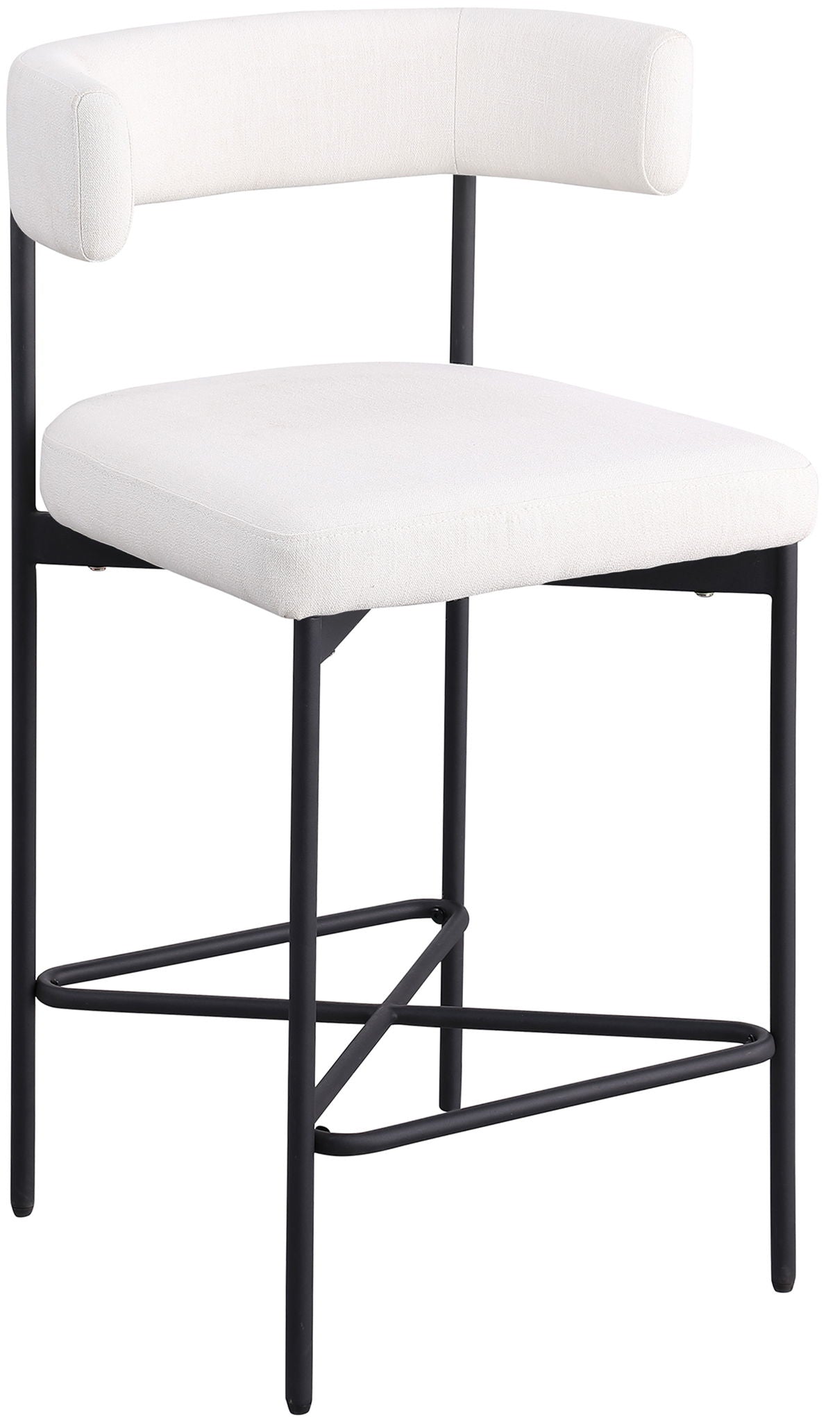 Rivage - Durable Stool With Black Frame (Set of 2) - Urban Living Furniture (Los Angeles, CA)