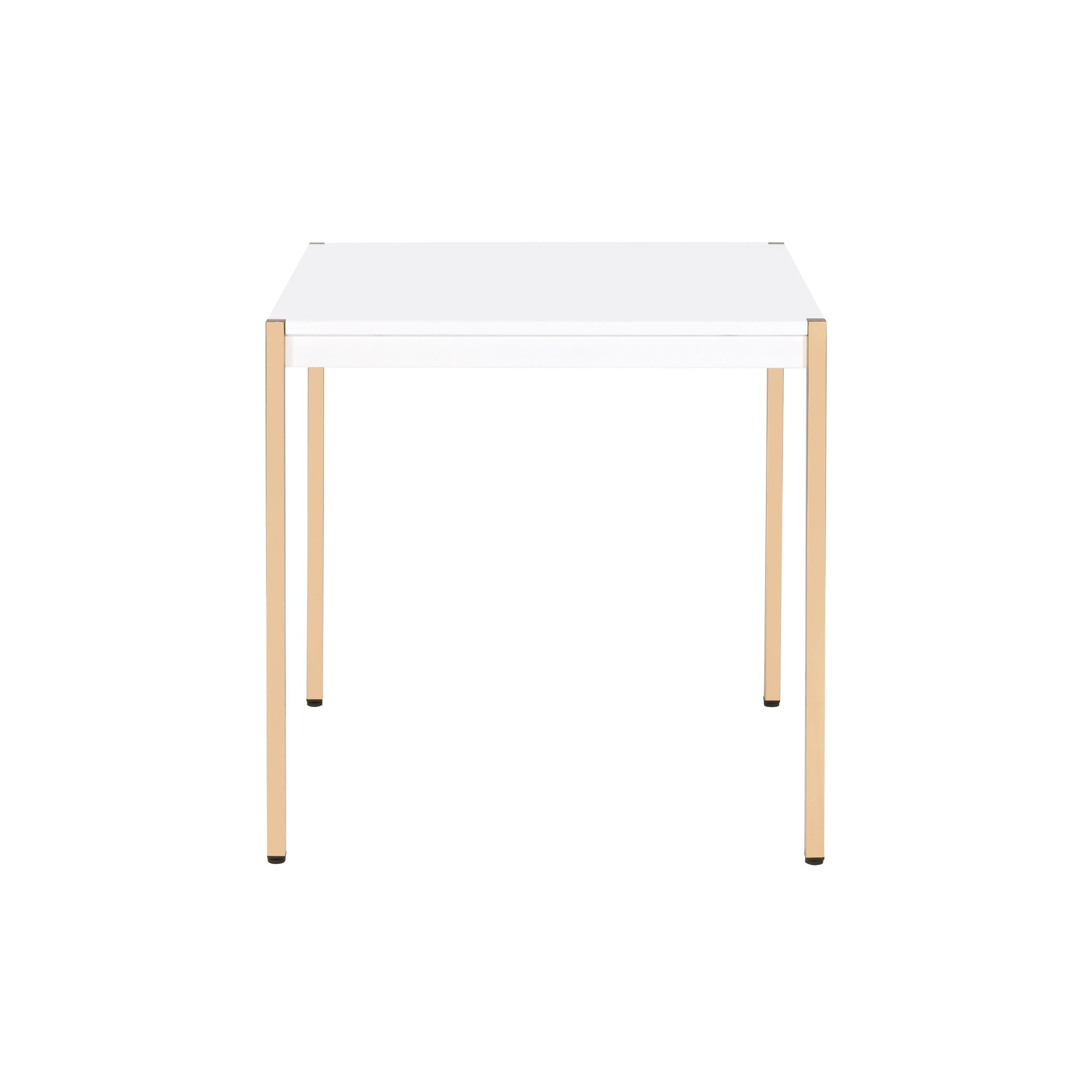 Otrac - End Table - White & Gold - Urban Living Furniture (Los Angeles, CA)