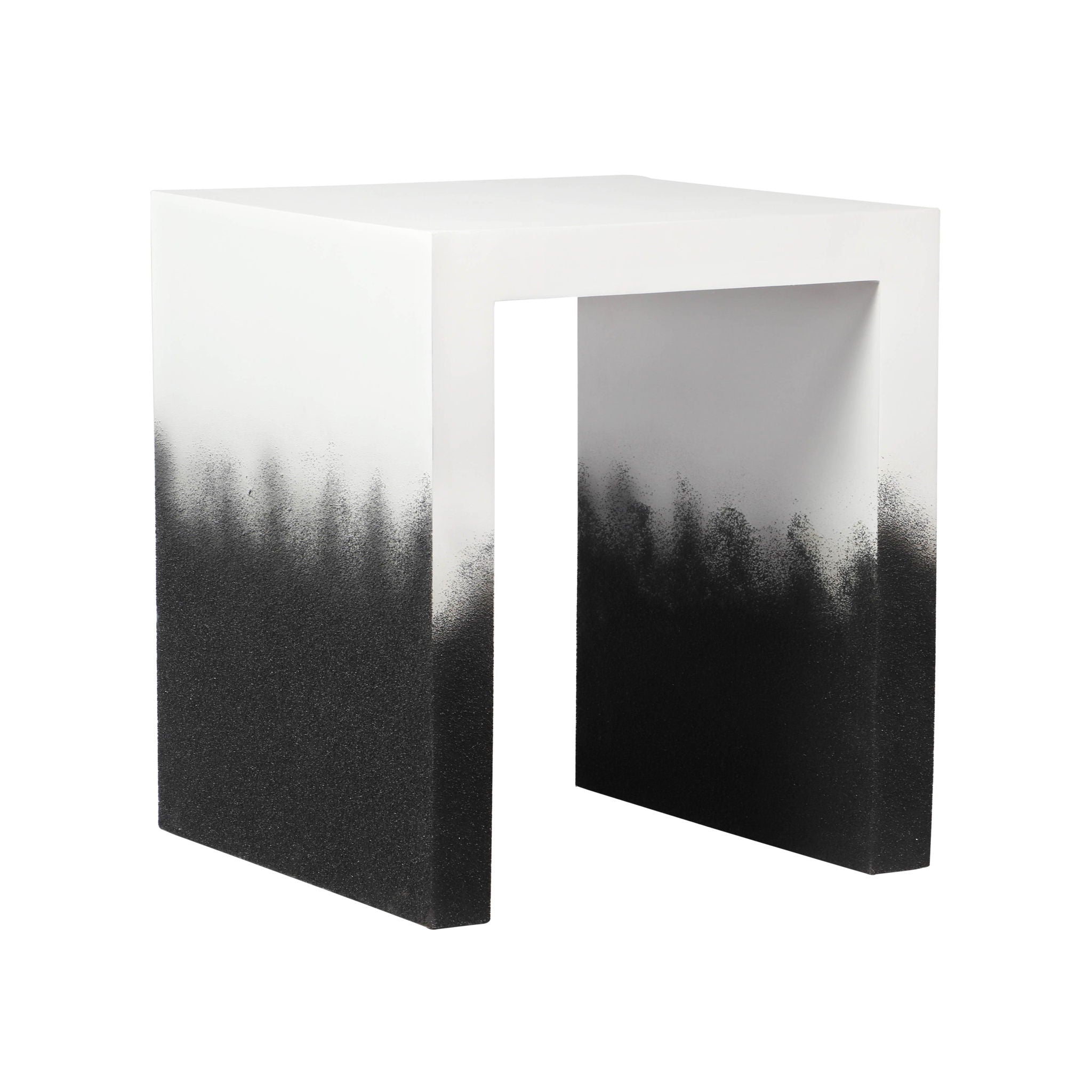 Matra - End Table - Black And White - Urban Living Furniture (Los Angeles, CA)