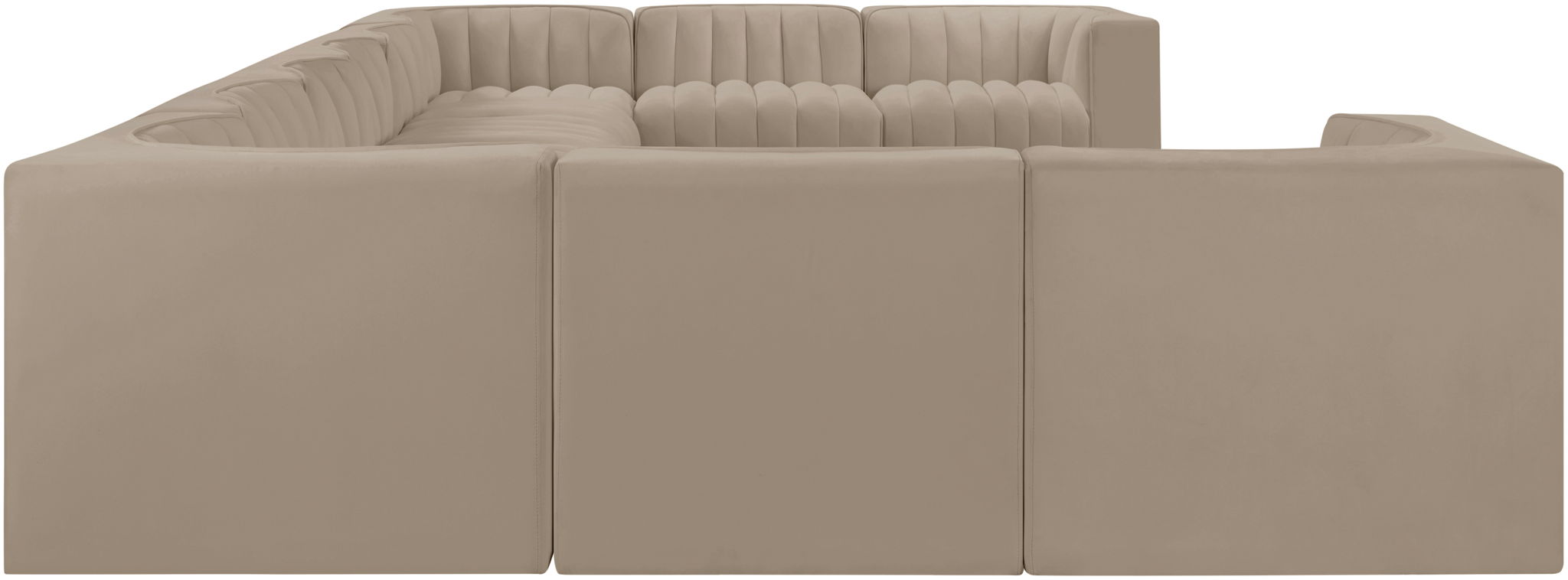 Rummi - Velvet Performance Fabric Upholstered 10 Piece Modular Sectional - Urban Living Furniture (Los Angeles, CA)