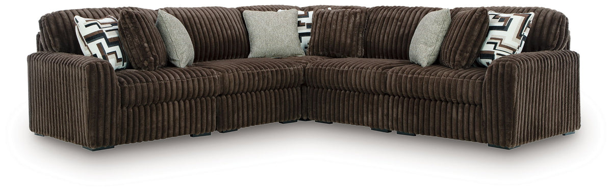 Midnight-Madness - 5 Piece Sectional