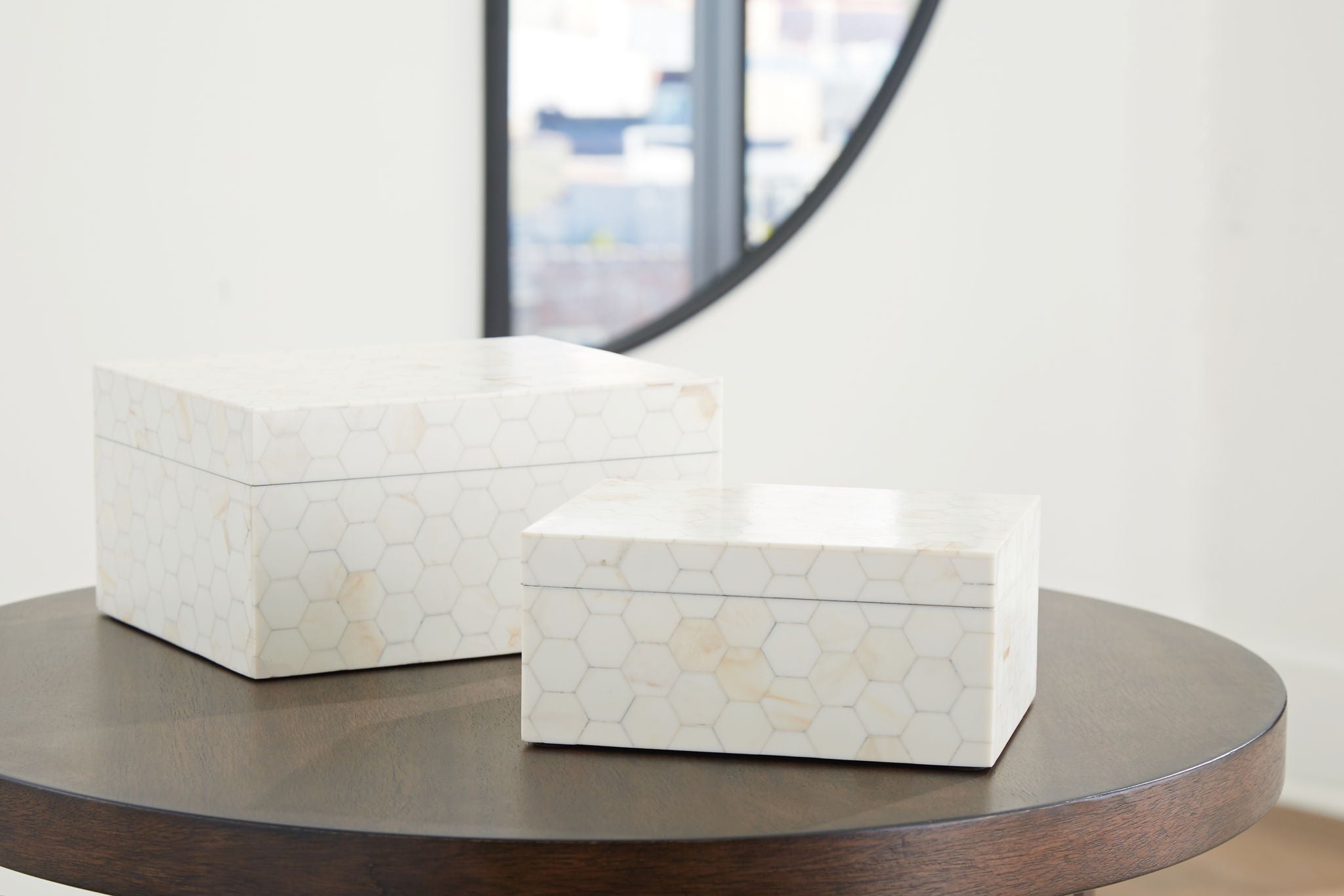 Aldenburg - Cream - Box Set (Set of 2) - Urban Living Furniture (Los Angeles, CA)
