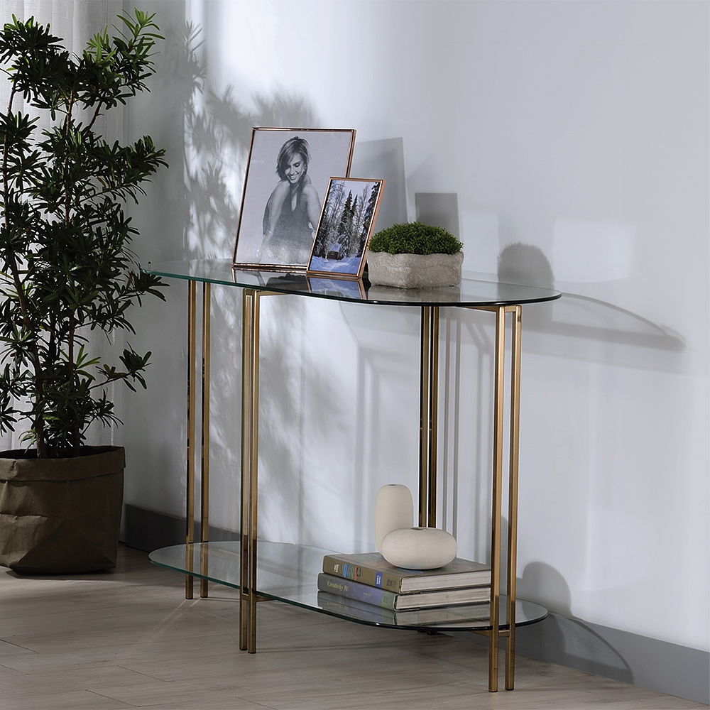 Veises - Sofa Table - Champagne - Urban Living Furniture (Los Angeles, CA)