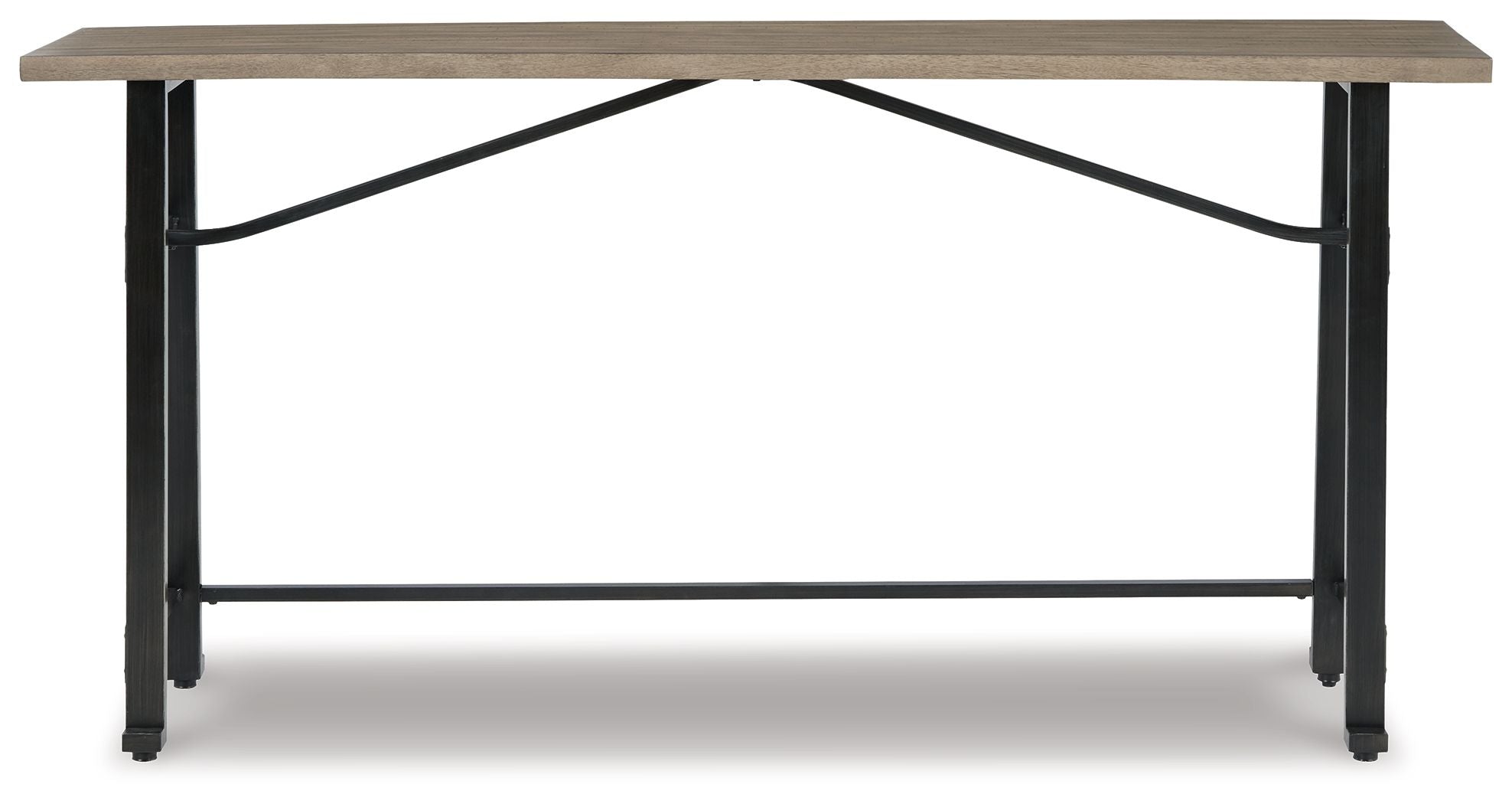 Lesterton - Light Brown / Black - Long Counter Table - Urban Living Furniture (Los Angeles, CA)