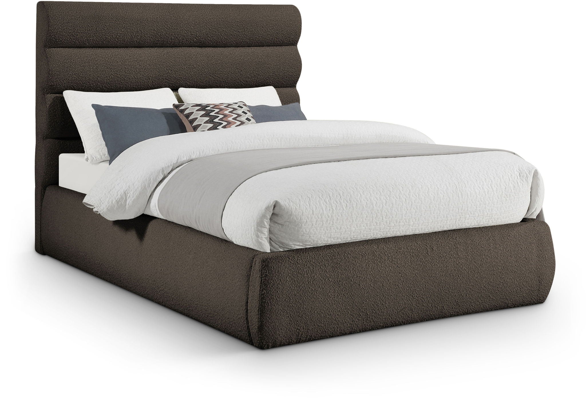 Adam - Boucle Fabric Bed With 52" Headboard - Urban Living Furniture (Los Angeles, CA)