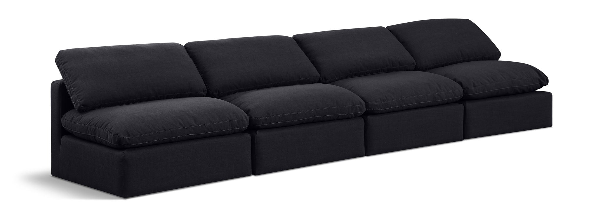 Indulge - Linen 4 Seat Modular Armless Sofa - Urban Living Furniture (Los Angeles, CA)