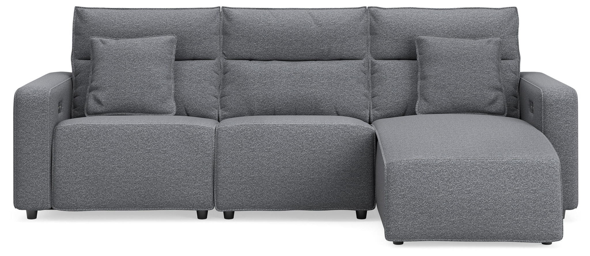 Modmax II - Reclining Sectional - Salt And Pepper - Urban Living Furniture (Los Angeles, CA)