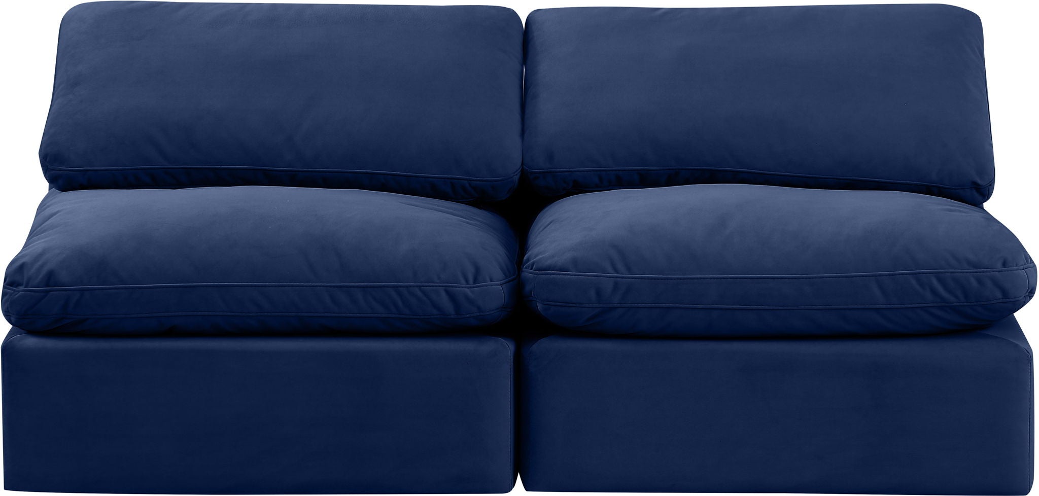 Indulge - Velvet 2 Seat Modular Armless Sofa - Urban Living Furniture (Los Angeles, CA)