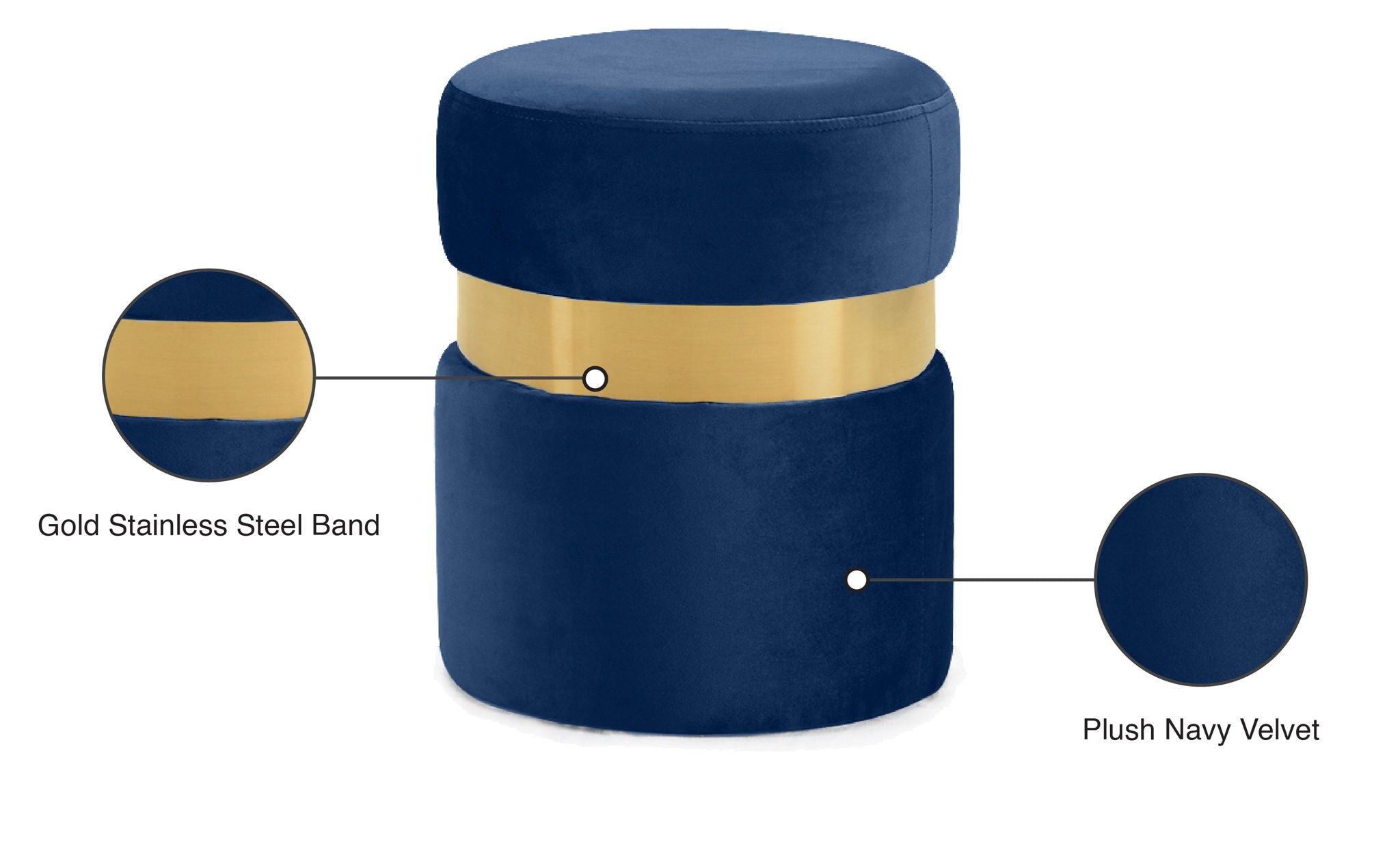 Hailey - Ottoman - Urban Living Furniture (Los Angeles, CA)