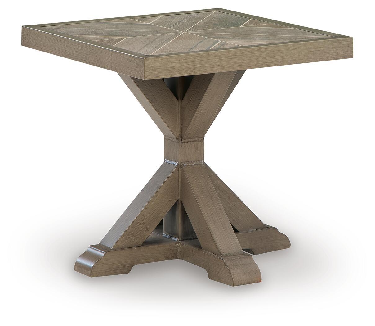 Laguna Heights - Square End Table - Beige - Urban Living Furniture (Los Angeles, CA)