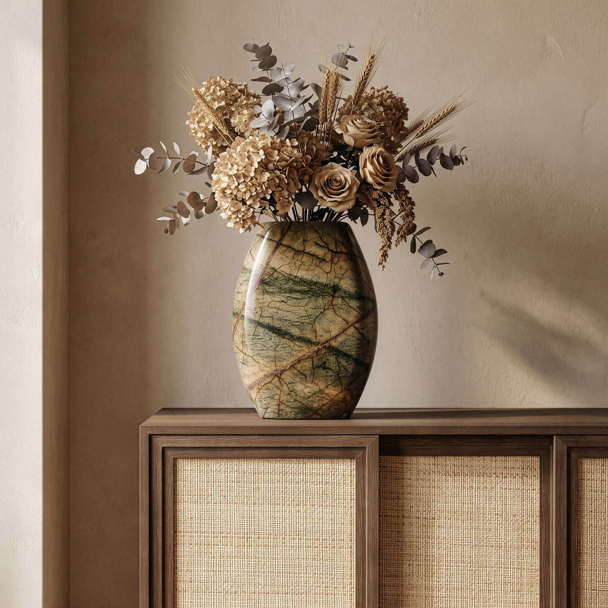 Sadie - Genuine Marble Vase