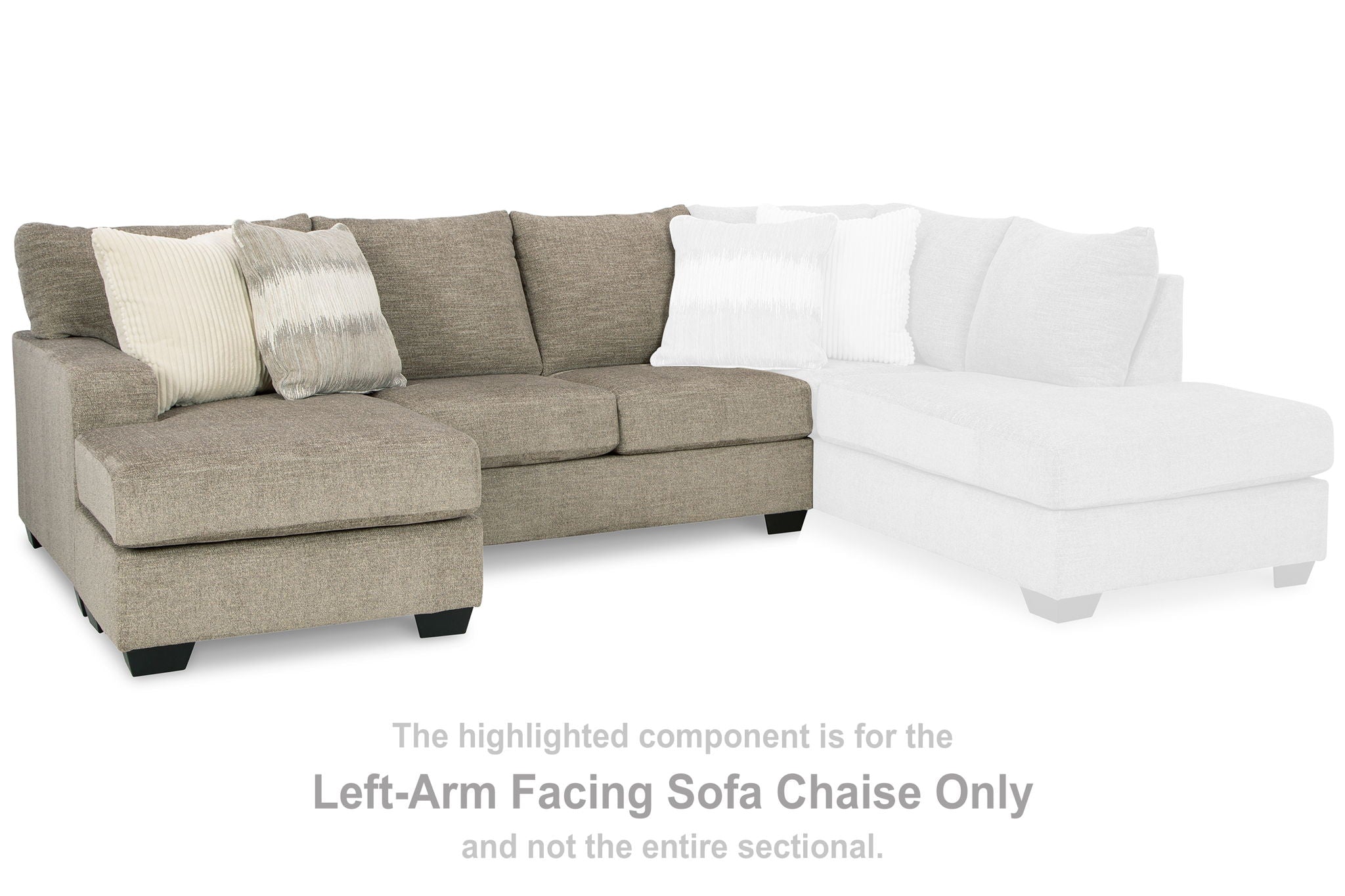 Creswell - Stone - LAF Sofa Chaise - Urban Living Furniture (Los Angeles, CA)