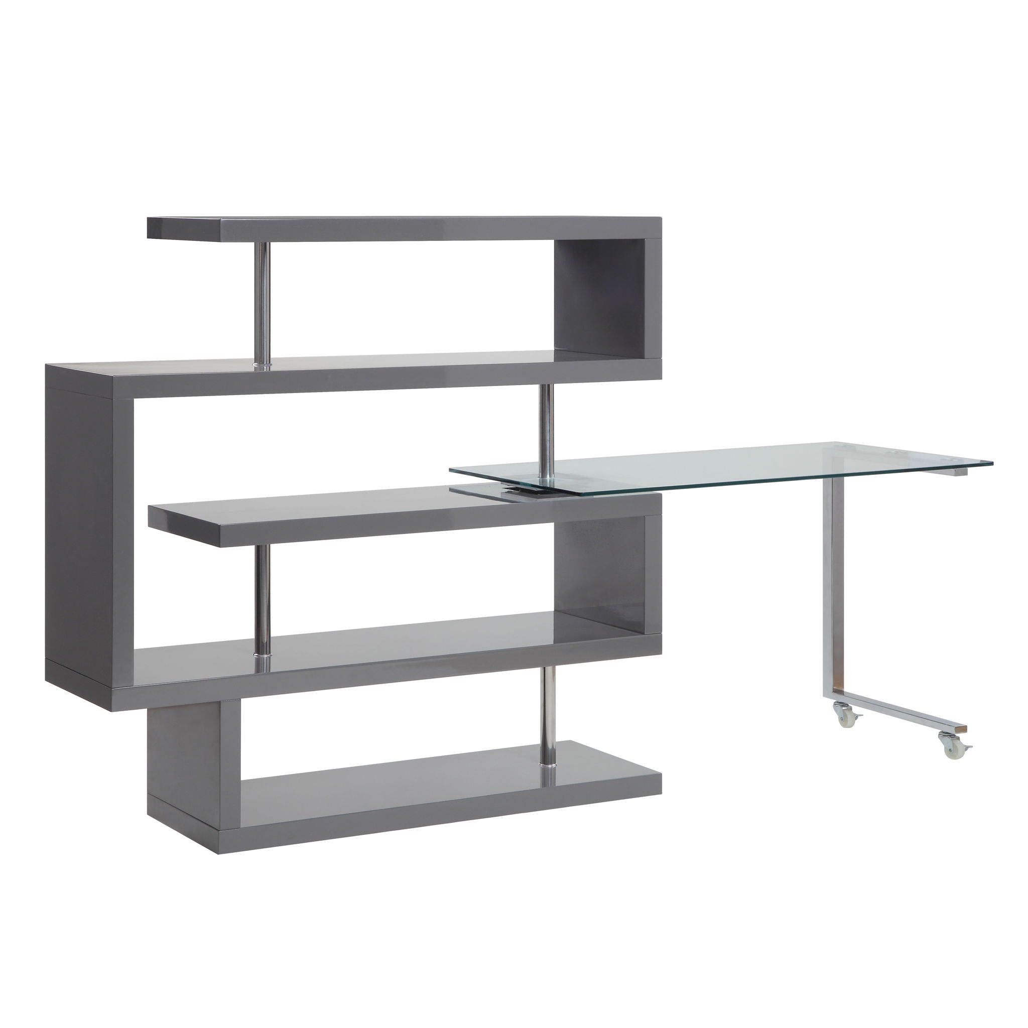 Buck II - Writing Desk With Bookshelf - Urban Living Furniture (Los Angeles, CA)