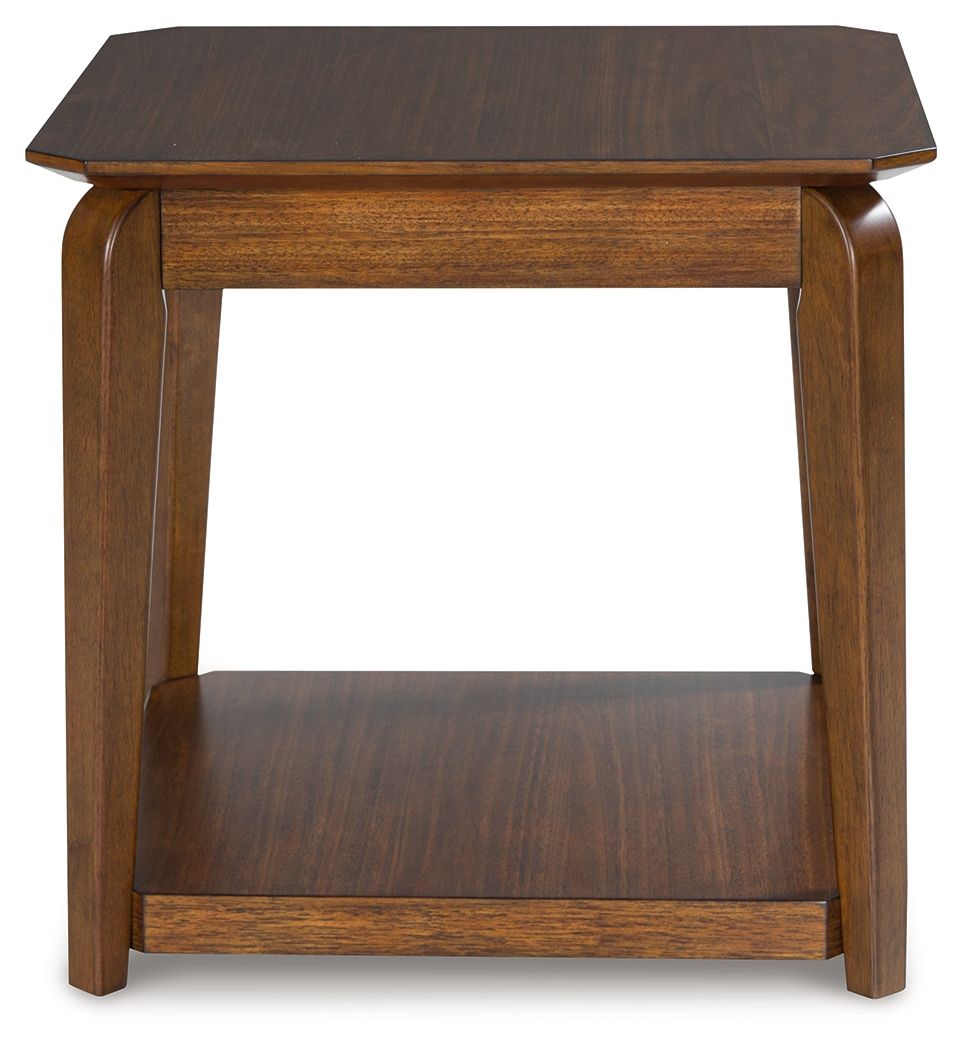 Trenmour - Medium Brown - Square End Table - Urban Living Furniture (Los Angeles, CA)