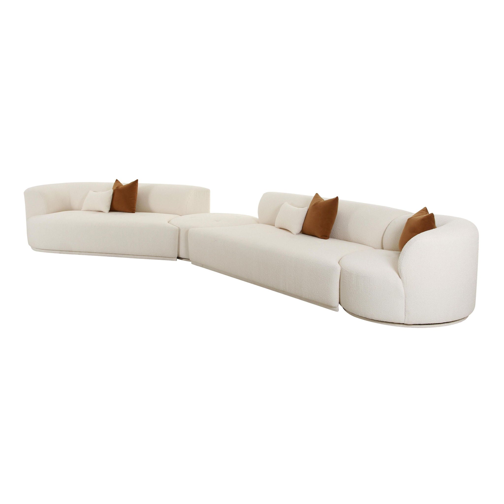 Fickle - Boucle Modular Sectional - Urban Living Furniture (Los Angeles, CA)